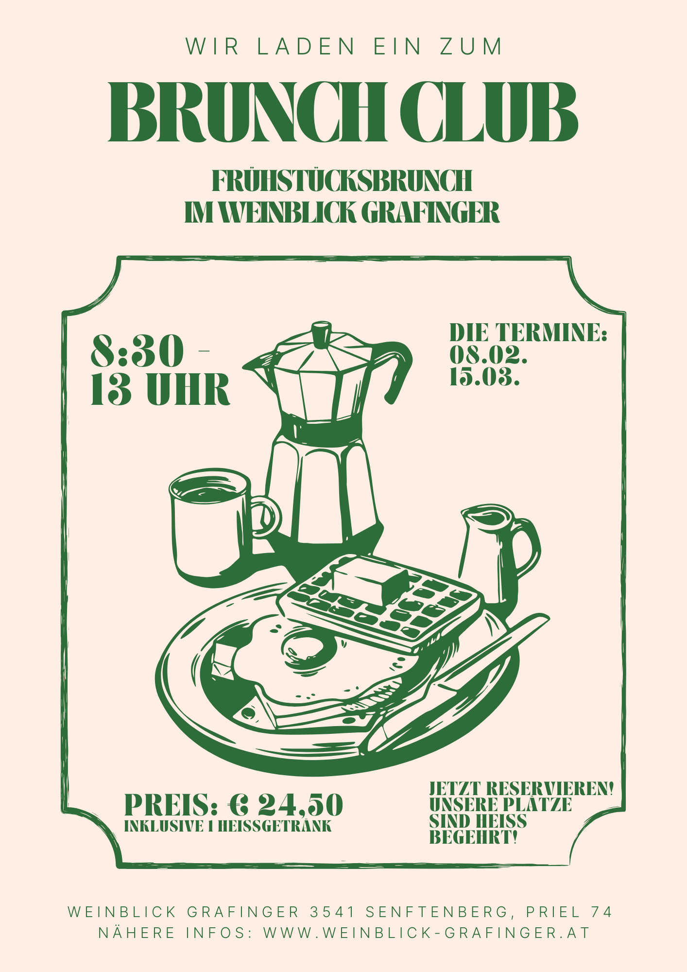 Frühstücksbrunch im WEINBLICK Grafinger